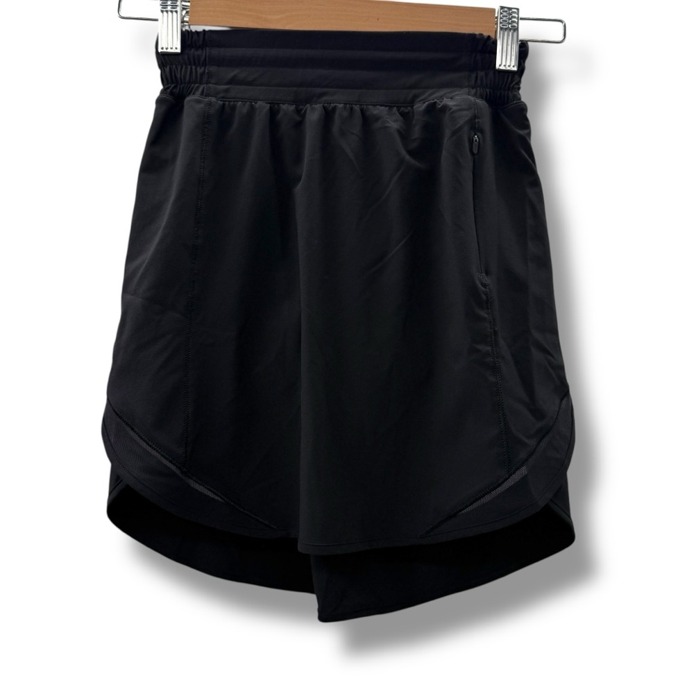 Lululemon Hotty Hot High-Rise Skirt *Long in Black Sz 0